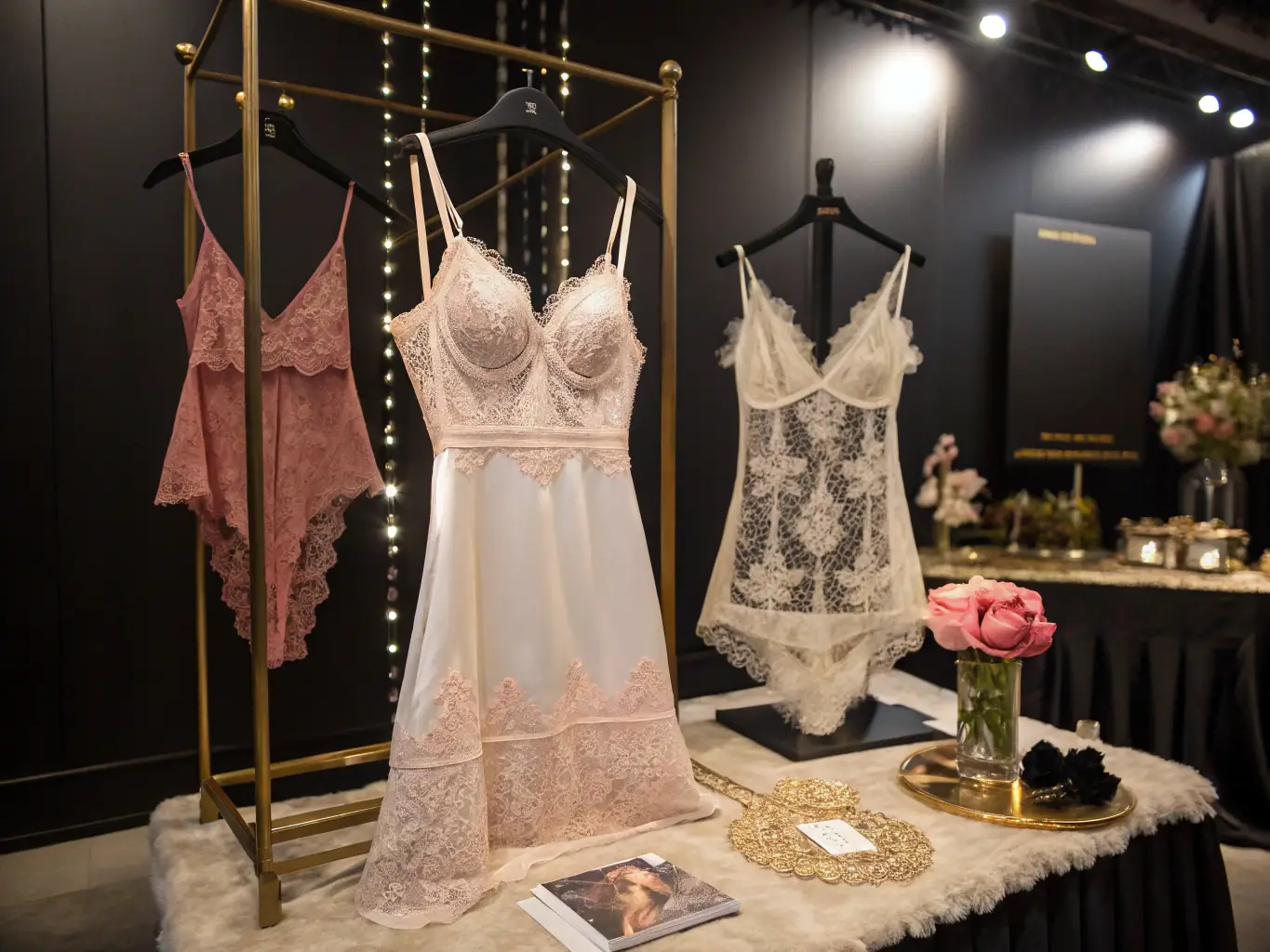 A captivating image of a model confidently posing in lingerie, embodying the sophistication and allure of Midwest Model Management's talent.